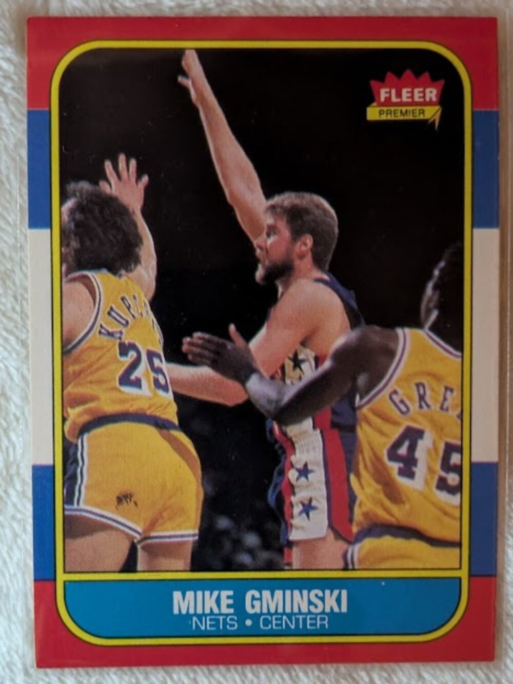 1986 Fleer MIKE GMINSKI #38
